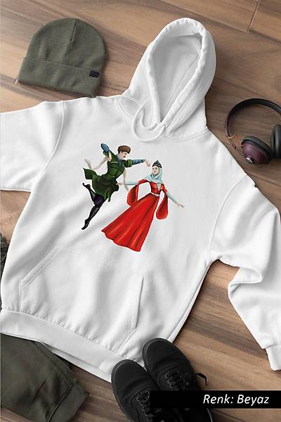 Kafkas Figrl Unisex Kaponlu Sweatshirt