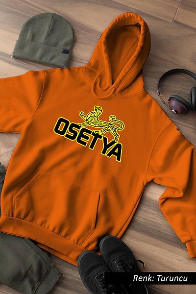 Osetya Unisex Kaponlu Sweatshirt