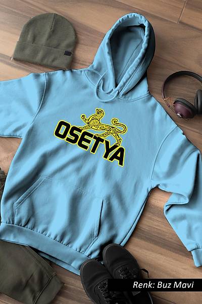 Osetya Unisex Kaponlu Sweatshirt