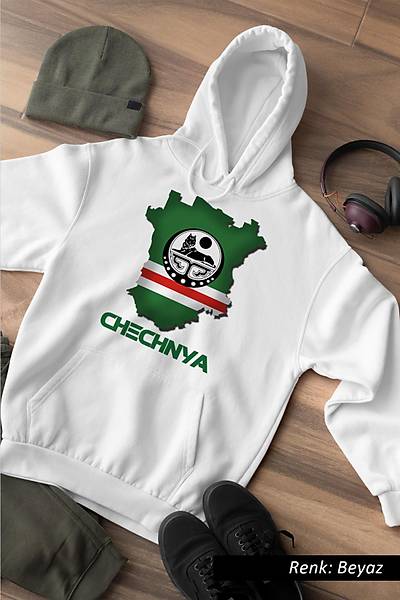 Chechnya Unisex Kapüþonlu Sweatshirt