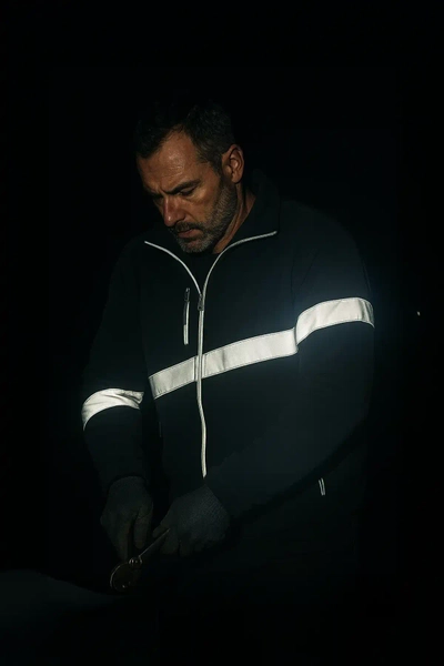 Reflekt�rl� Siyah �� Polar� - Uygun Fiyat, Y�ksek Kalite