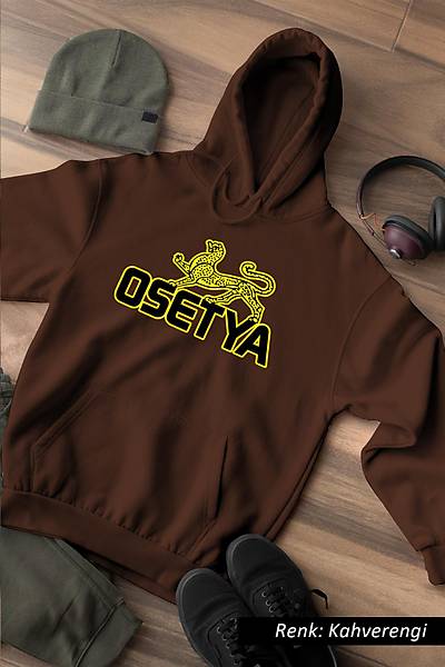 Osetya Unisex Kaponlu Sweatshirt