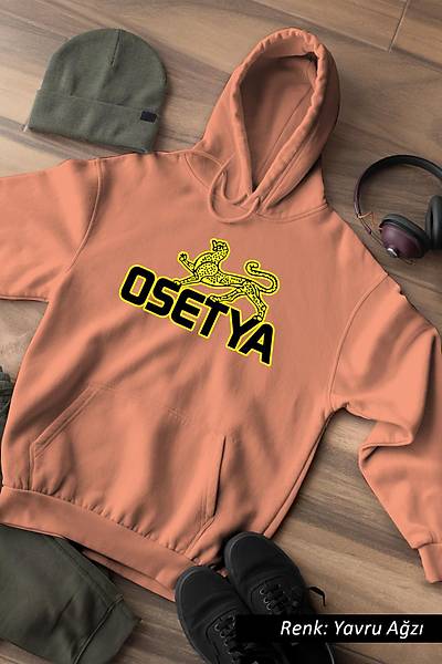Osetya Unisex Kaponlu Sweatshirt
