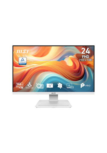 Msi 24" Pro MP241W E14V 1920x1080 FHD VA 144HZ 1MS Beyaz Monitör