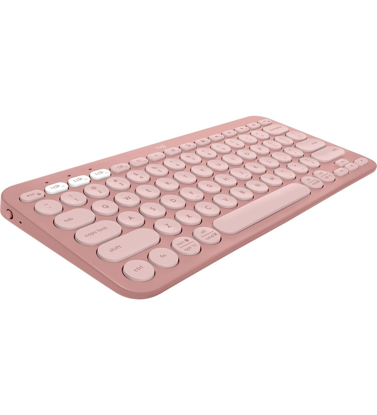 Logitech K380S Pebble Bluetooth Türkçe Q Klavye Pembe 920-011861