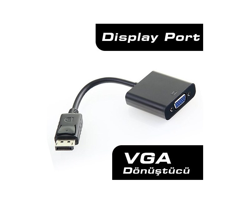 Dark DisplayPort to VGA Dişi Çevirici (DK-HD-ADPXVGA)
