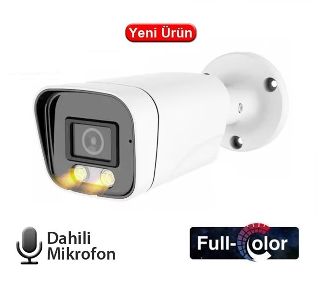 Ezcool EZ-2315IPS 5MP 3.6MM Full Color Sesli Poe Ip Bullet Kamera
