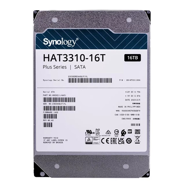 Synology HAT3310-16T 16TB 7200RPM 3.5" Nas Diski