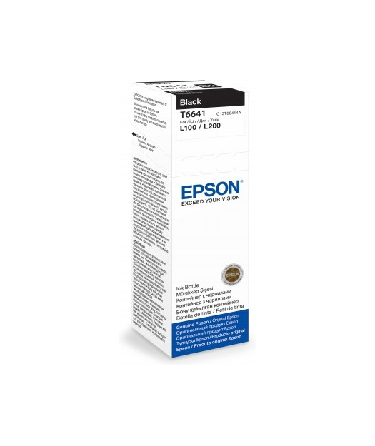 Epson T6641 Siyah Mürekkep Kartuş 70ml (C13T66414A)