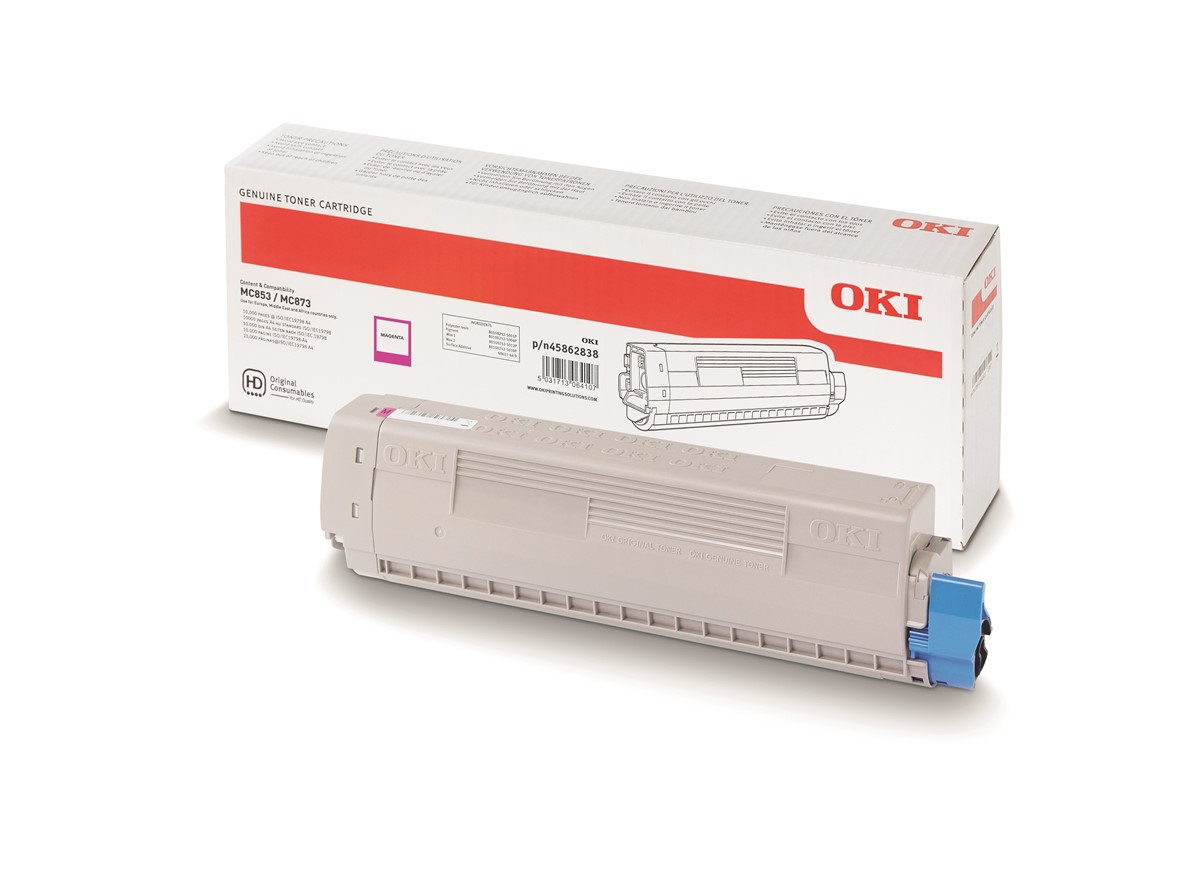 Oki 45862838 Kırmızı Toner 7.300 Sayfa