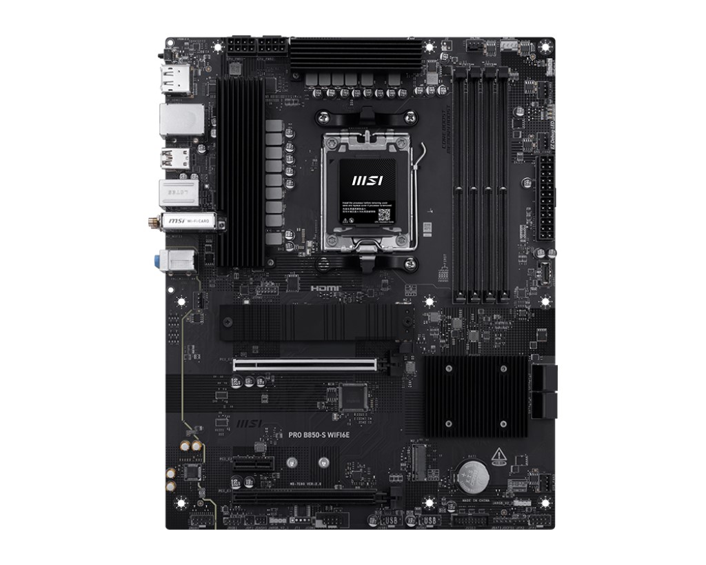 Msi Pro B850-S Wi-Fi 6E AM5 8200MHZ DDR5 ATX Anakart 