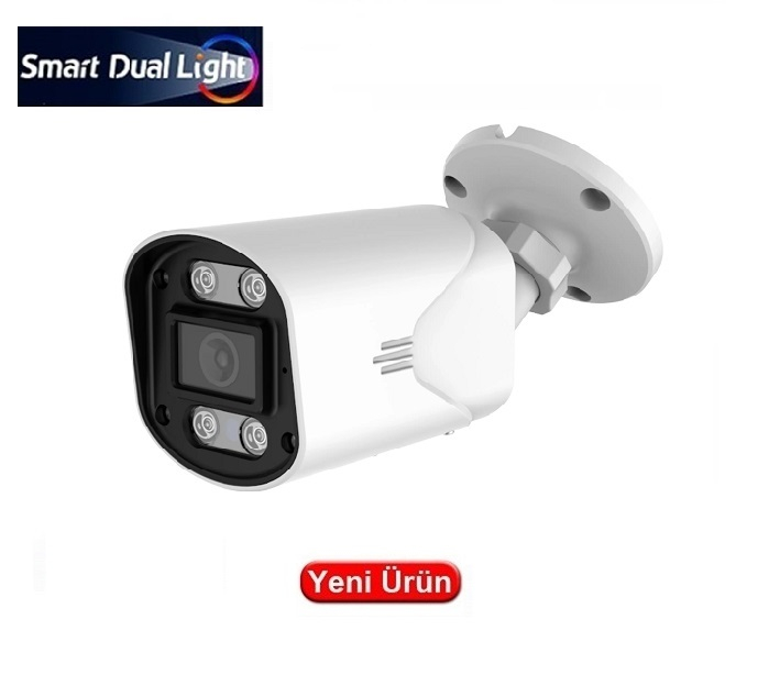 Ezcool EZ-4115IPS 5MP 3.6MM Smart Dual Light Poe Ip Bullet Kamera
