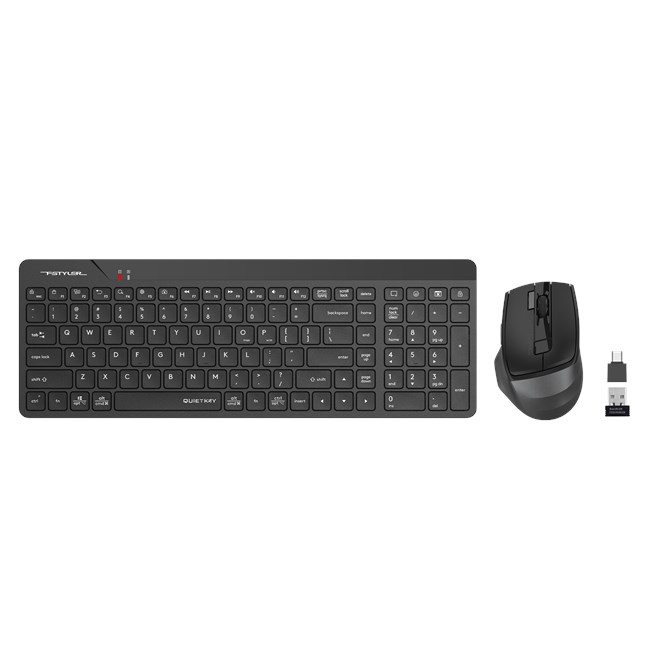A4-Tech Kablosuz Klavye Mouse Set Siyah (FG2400 AIR2)