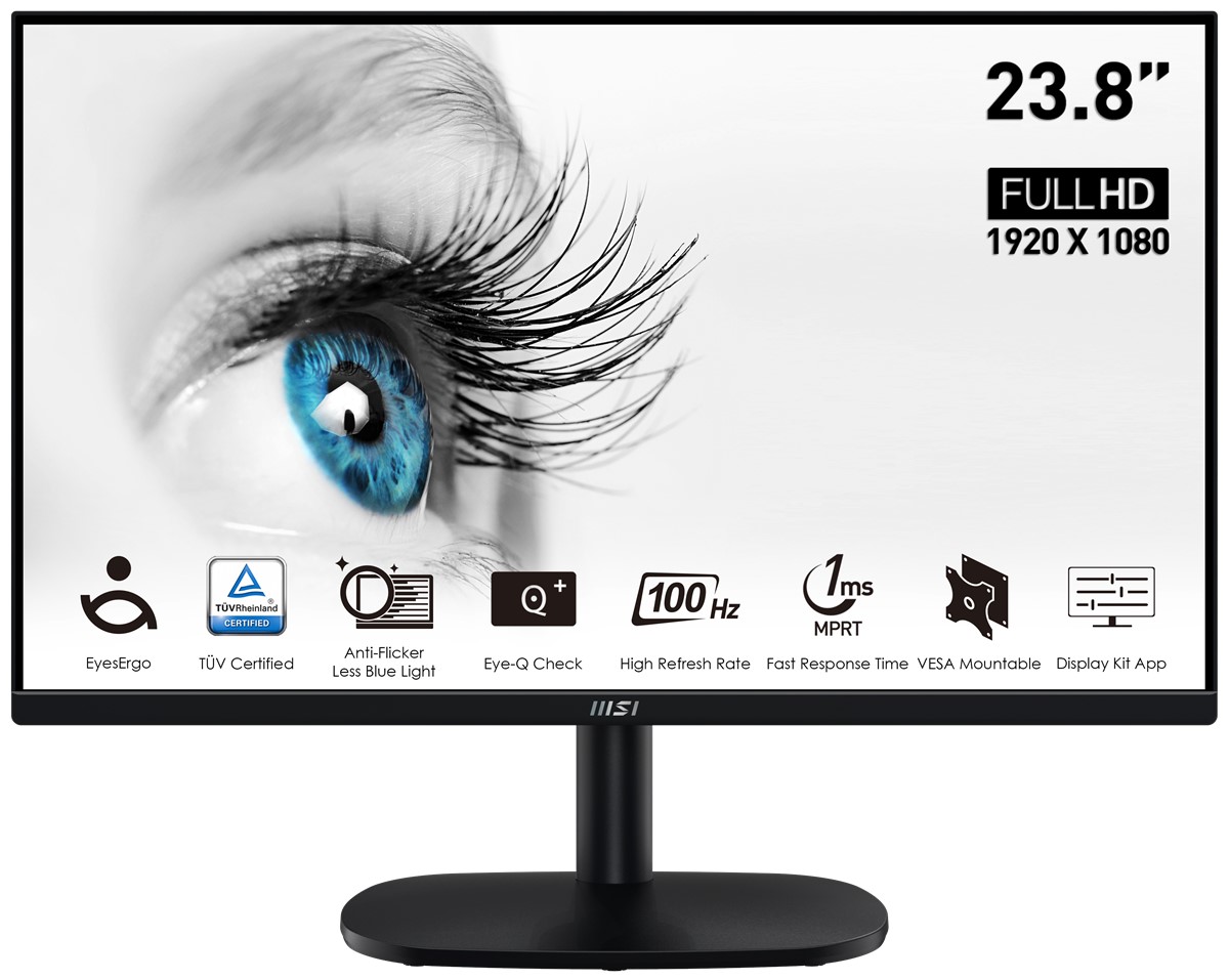 Msi Pro 24" MP245V 1920x1080 100HZ 1MS VA Monitör