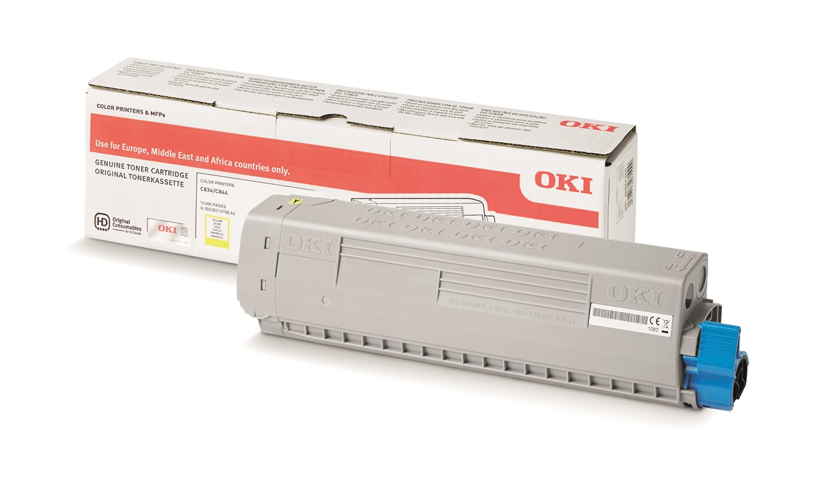 Oki 46861305 Sarı Toner 10.000 Sayfa