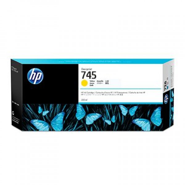 Hp F9K02A Sarı Mürekkep Kartuş (745)