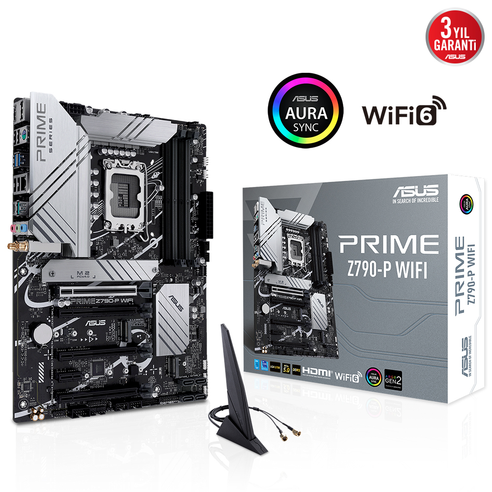 Asus Prime Z790-P Wi-fi DDR5 M.2 ATX 1700p Anakart 