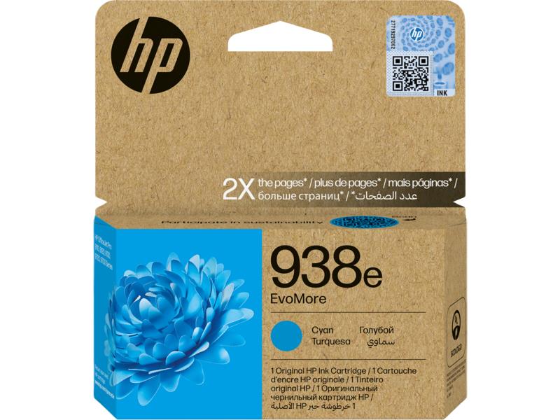 Hp 4S6X9PE (938E) Mavi Mürekkep Kartuş 1.650 Sayfa