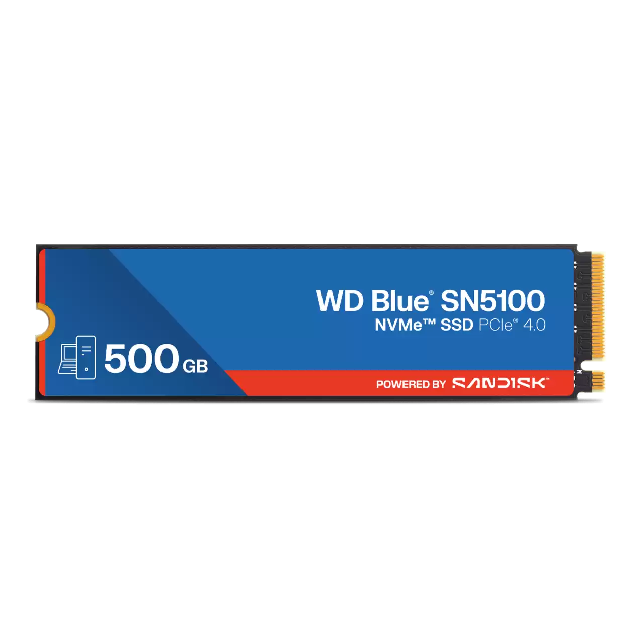 Wes.Dig Blue SN5100 500GB M.2 NVME 6600/5600MB/s WDS500G5B0E Ssd