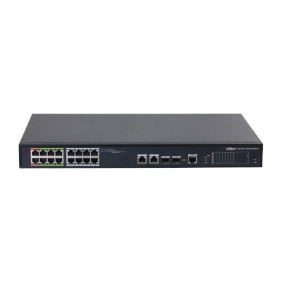 Dahua 16 Port 100Mbps PoE Yönetilemez Switch (LR2218-16ET-240)