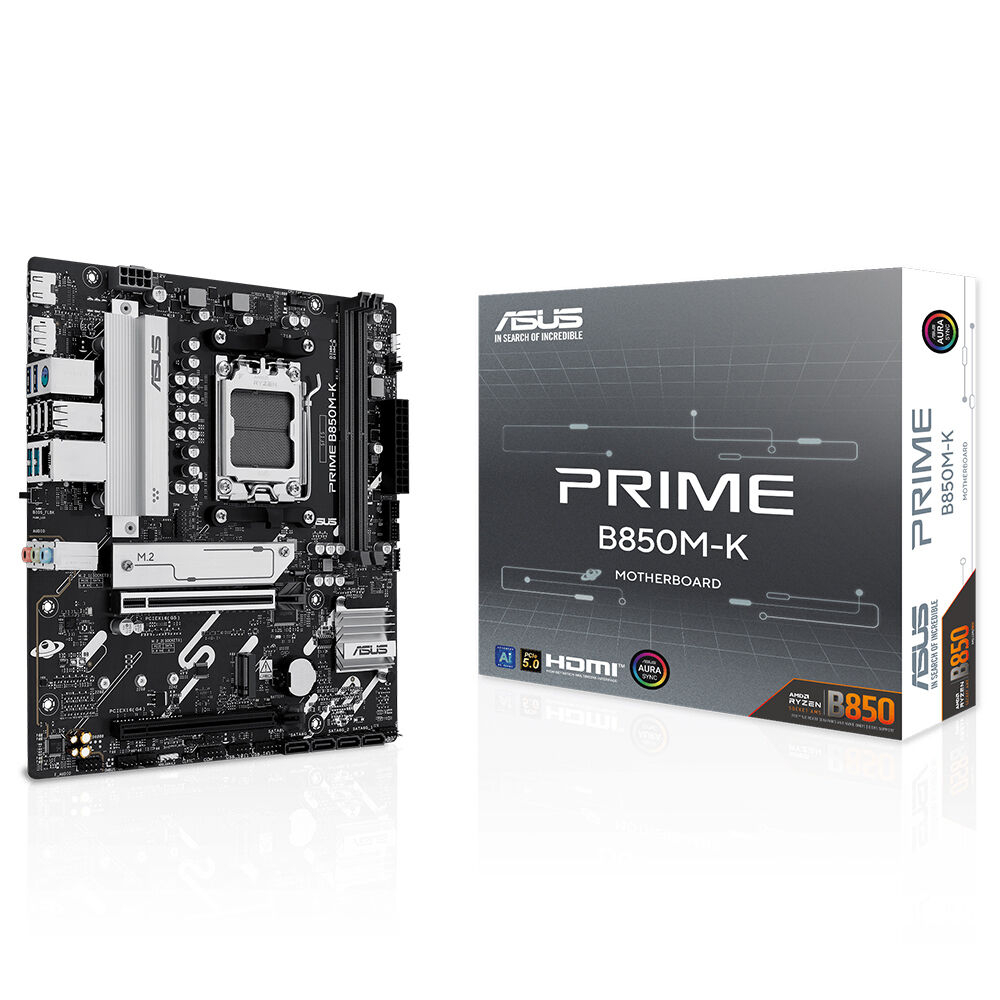 Asus Prime B850M-K AM5 DDR5 8400MHZ(OC) HDMI mATX Anakart