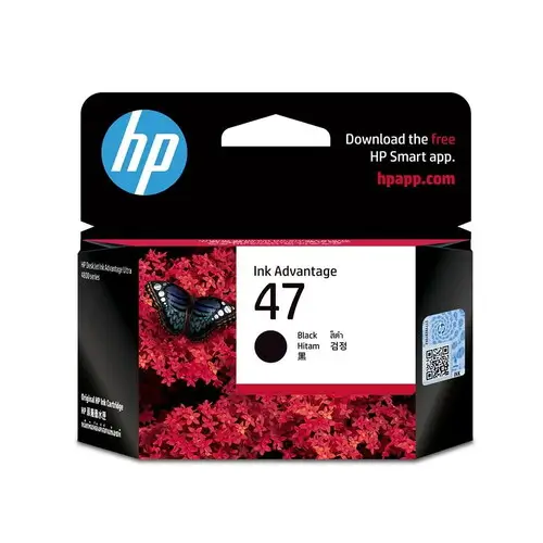 Hp 6ZD21AE Siyah Mürekkep Kartuşu (47) 120 Sayfa