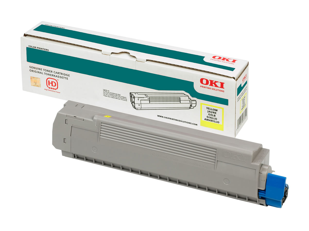 Oki 45396301 Sarı Toner 6.000 Sayfa
