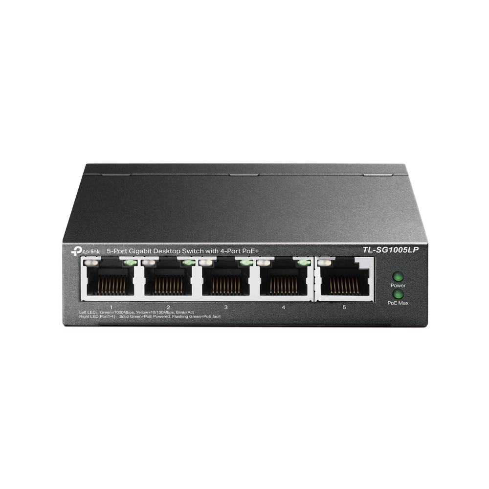 Tp-Link TL-SG1005LP 5 PORT 10/100/1000 Mbps 4 Port Poe Gıgabıt Masaüstü Switch