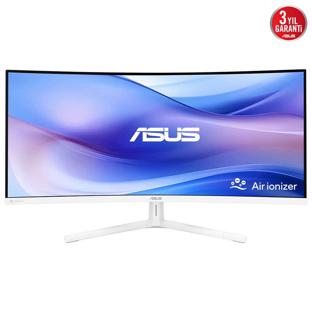 Asus 34" VU34WCIP-W WQHD 3440x1440 1ms 100Hz 300cd Va Kavisli Monitör