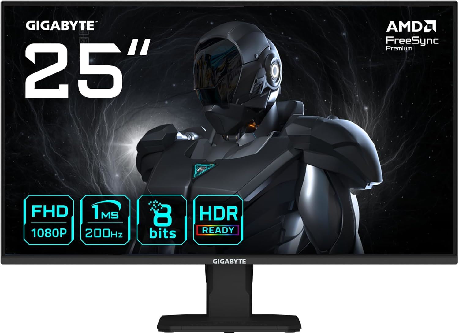Gigabyte 25" GS25F2 1920x1080 1ms 200Hz IPS Gaming Monitör