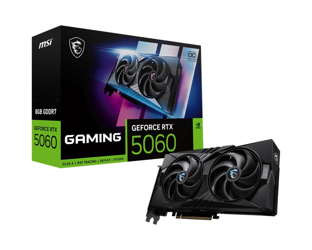 MSI GEFORCE RTX 5060 8GB 128B Bit GDDR7 GAMING OC