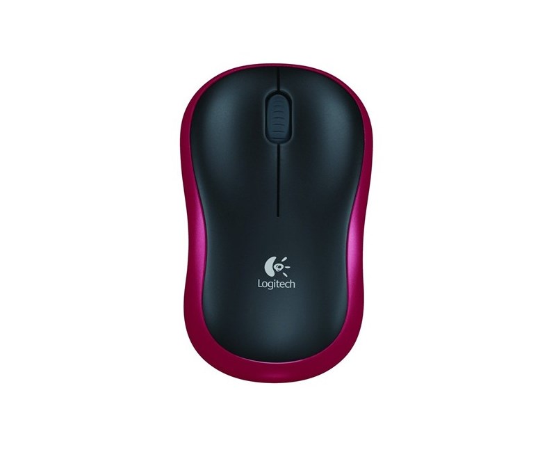 Logitech M185 Kablosuz Mouse Siyah-Kırmızı 910-002237