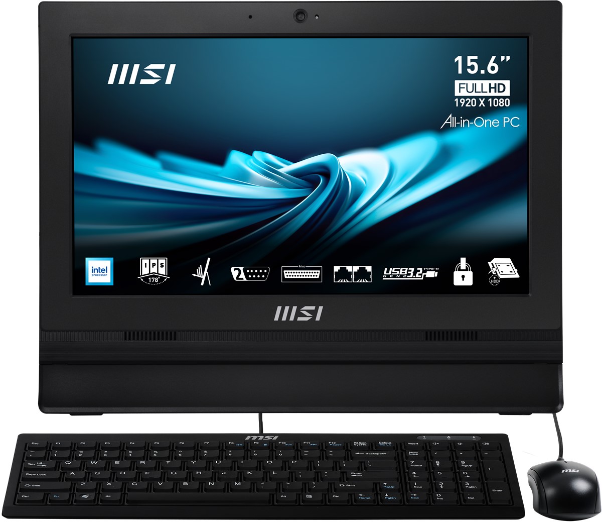 Msi Pro AP162T ADL-017XEU INTEL N100 4GB 256GB SSD 15.6'' Dos Dokunmatik Siyah