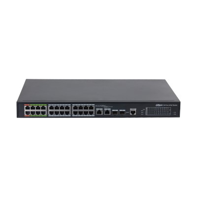 Dahua 16 Port 100Mbps PoE Yönetilemez Switch (LR2226-24ET-360-V2)