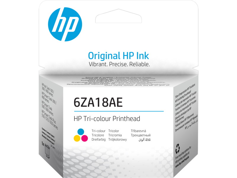 HP 6ZA18AE Üç Renkli Baskı Kafası