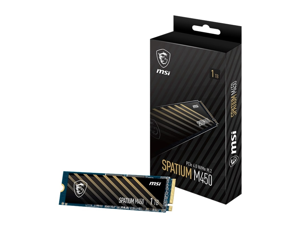 MSİ SPATİUM M450 NVME M.2 500GB SSD