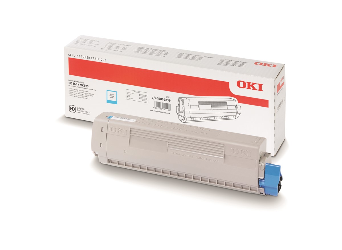Oki 45862839 Mavi Toner 7300 Sayfa