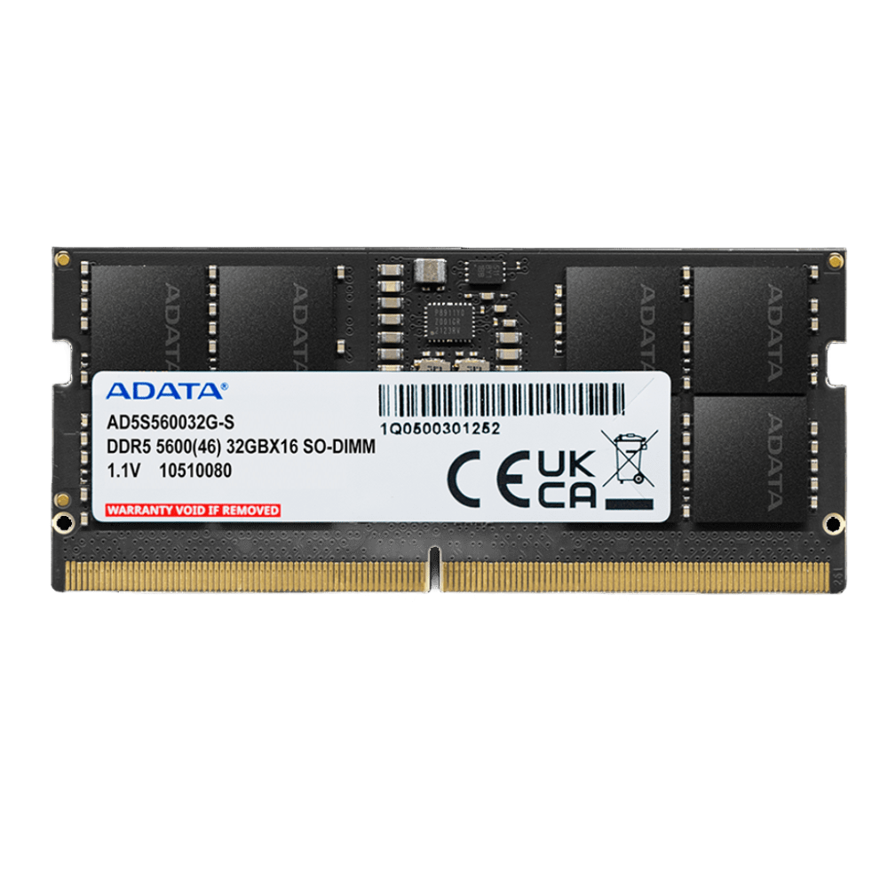ADATA 32GB DDR5 5600MHZ CL46 1.1V AD5S560032G-S SODIMM RAM