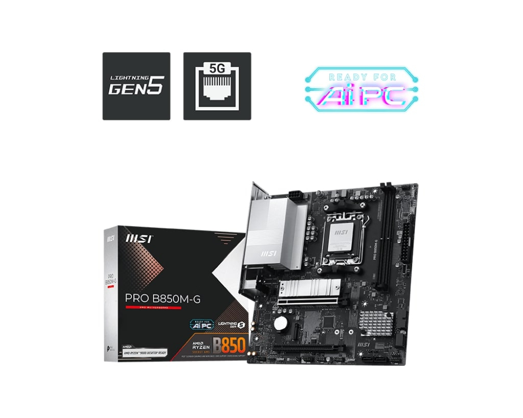 Msi Pro B850M-G M5 DDR5 8200MHZ MATX Anakart 