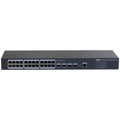 Dahua SG4028 28 Port 10/100/1000 +2SFP Yönetilebilir Switch