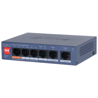 Dahua CS4006-4ET2GT-60 4XFE-2XGE Poe Yönetilebilir Switch