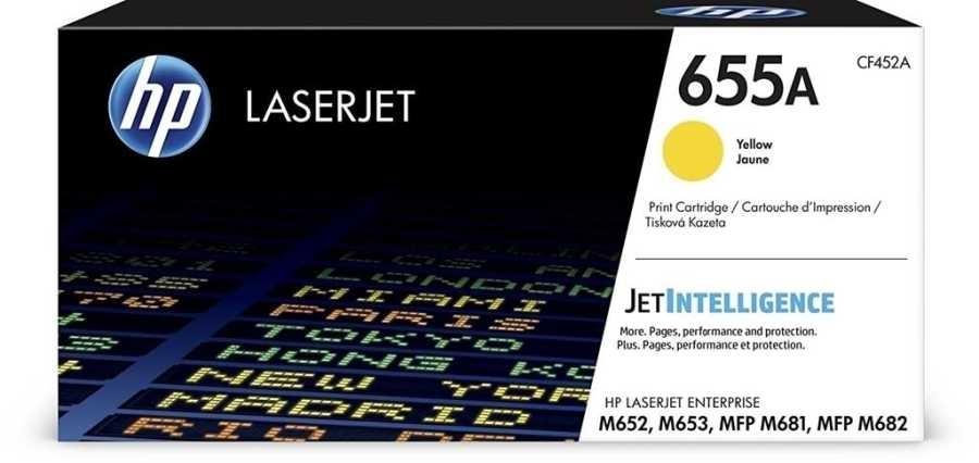 Hp Cf452A (655A) Sarı Toner 10.500 Sayfa