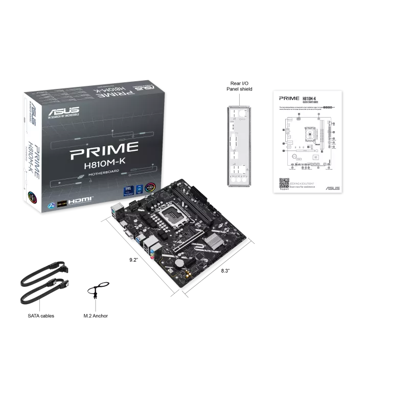 Asus Prime H810M-K İntel H810 LGA1851 DDR5 Anakart
