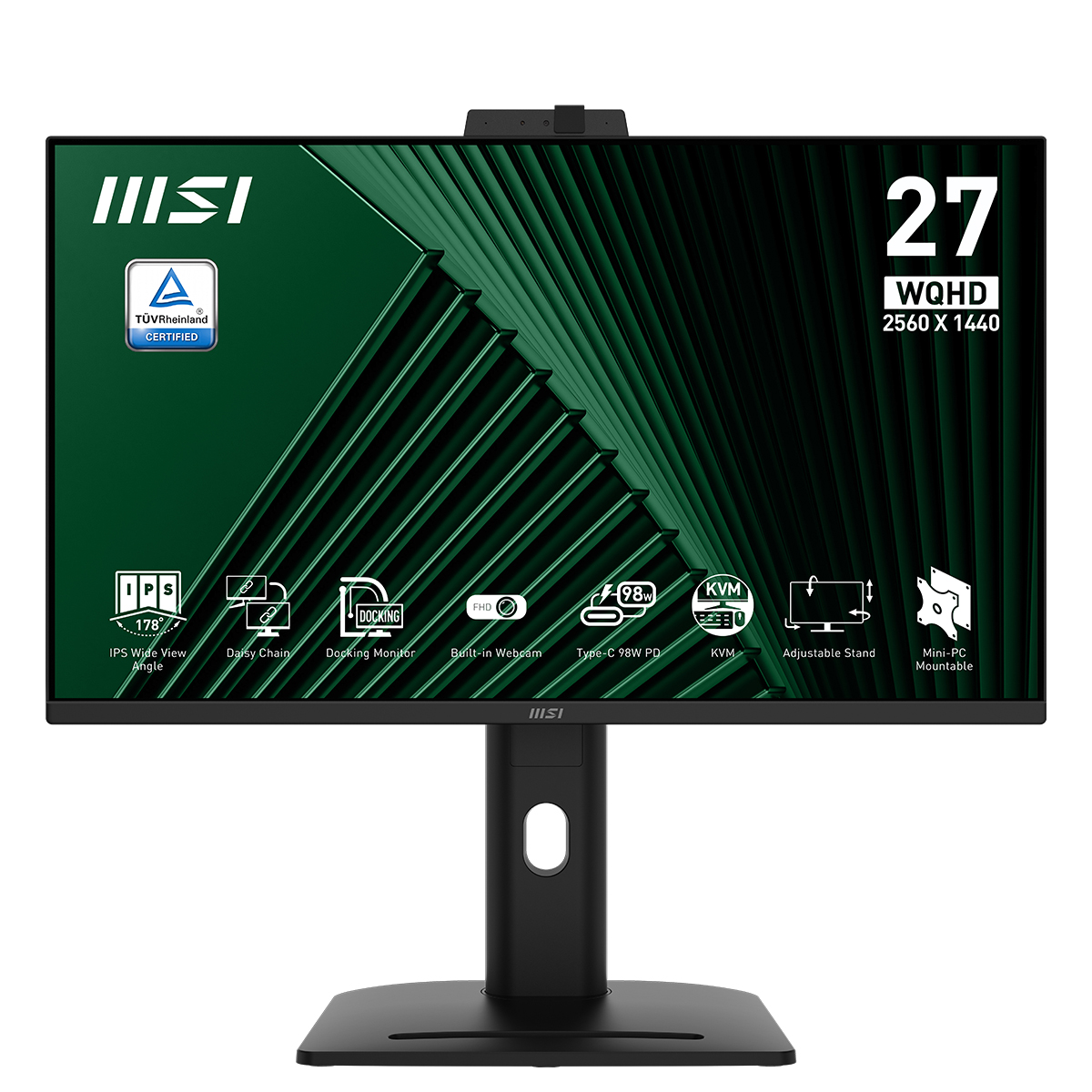Msi Pro 27" MP275QPDG 2560x1440 (WQHD) IPS 100HZ 1MS Pivot Monitör