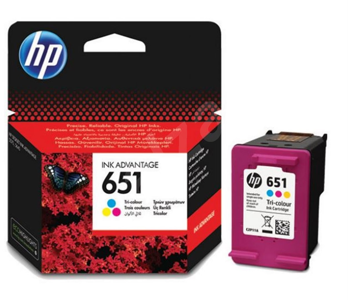 HP C2P11A No 651 3 Renk Kartuş 300 Sayfa