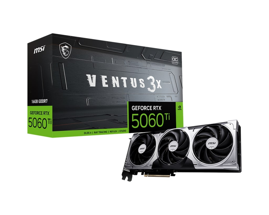 MSİ GEFORCE RTX 5060 TI 16GB VENTUS 3X OC 16 GB GDRR7- 128bit EKRAN KARTI