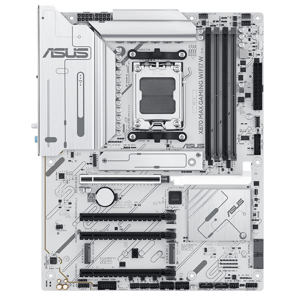 ASUS X870 MAX GAMİNG WIFI7 W AMD AM5 DDR5 ATX ANAKART 90MB1LZ0-M0EAY0