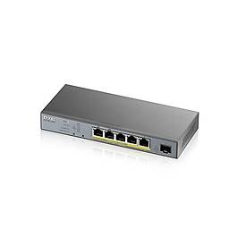 ZYXEL GS1350-6HP 6 PORT YNETLEBLR POE SWITCH (60 WATT)