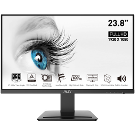 Msi PRO MP243X 23.8'' 1MS 100HZ FLAT IPS ADAPTIVE-SYNC Monitr