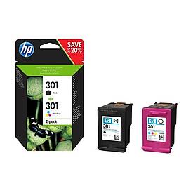 HP N9J72AE BK/CMY Mrekkep Kartu 2'li Paket (301) 190/165 Sayfa
